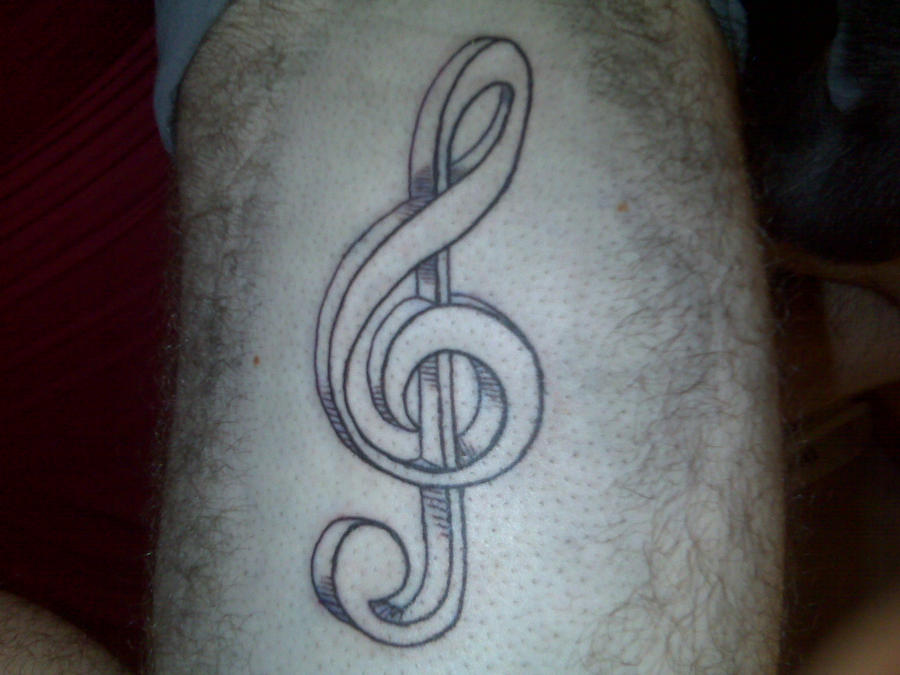 Free baritone ass clef music for the song happy bithday / ass clef shoulder tattoo || treble and