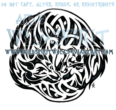 Wolf And Fox Celtic Tattoo by WildSpiritWolf on deviantART