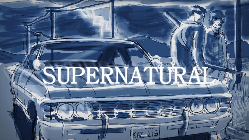Hunters - Supernatural WP by EryckWebbGraphics