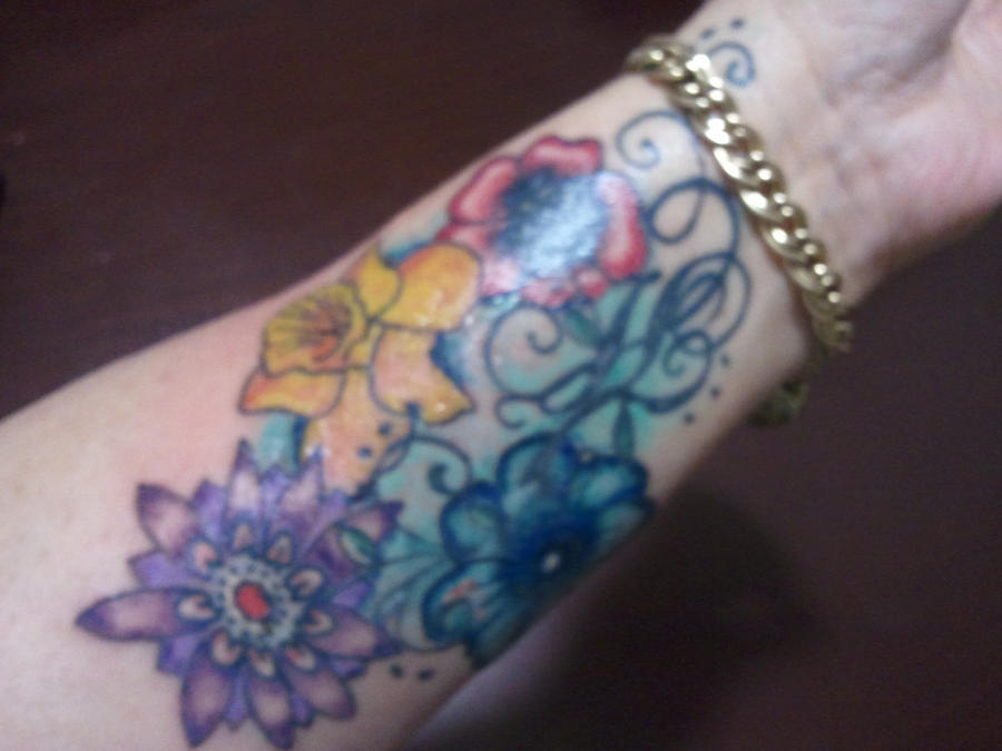 flower arm | Flower Tattoo