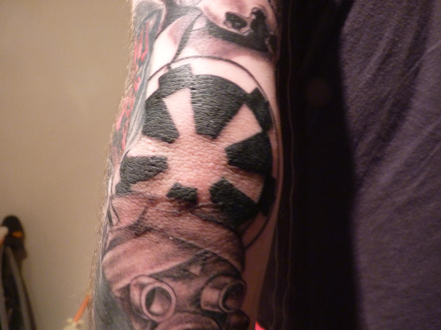 Star Wars Sleeve Imperial Cog - sleeve tattoo