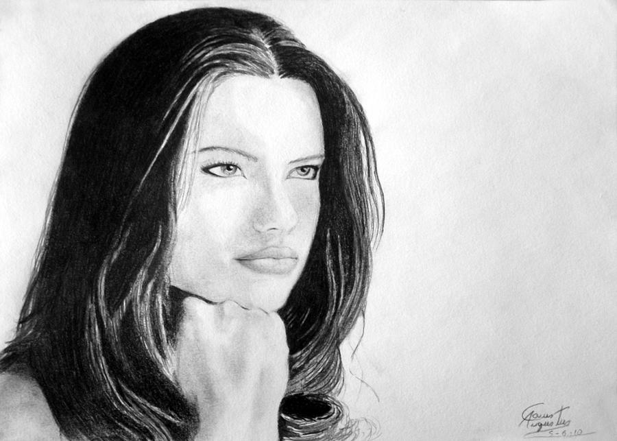 Adriana Lima drawing by caiusaugustus on deviantART