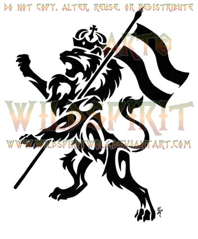 Rampant Lion Of Judah Tattoo by WildSpiritWolf on deviantART