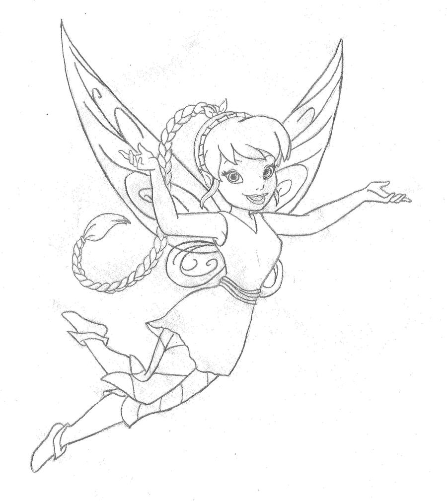 i love tinkerbell coloring pages - photo #40