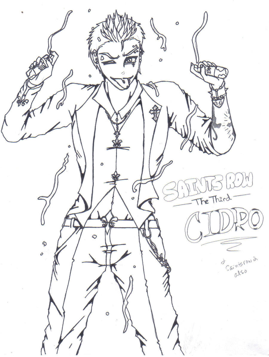 saints row the third coloring pages - photo #3