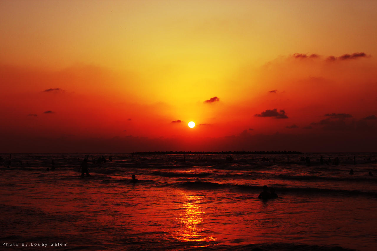 Sunset In Egypt by Louayr on DeviantArt