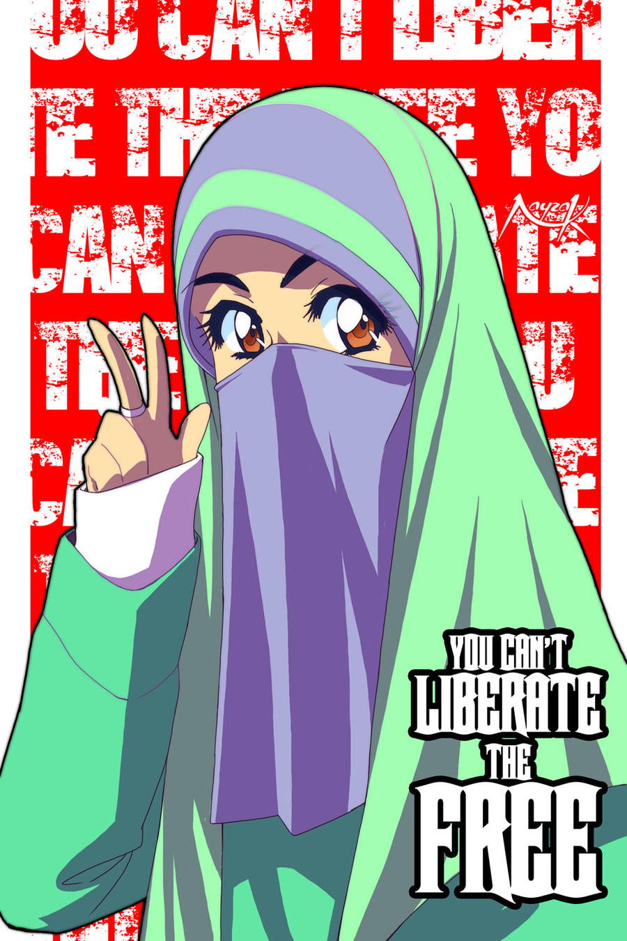 Top Gambar Kartun Muslimah Pakai Niqab Design Kartun