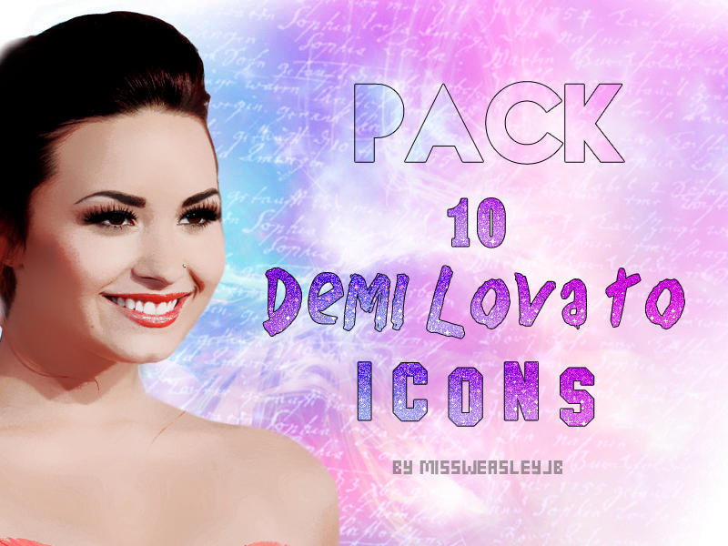 PACK 10 Demi Lovato Icons by MissWeasleyJB on deviantART