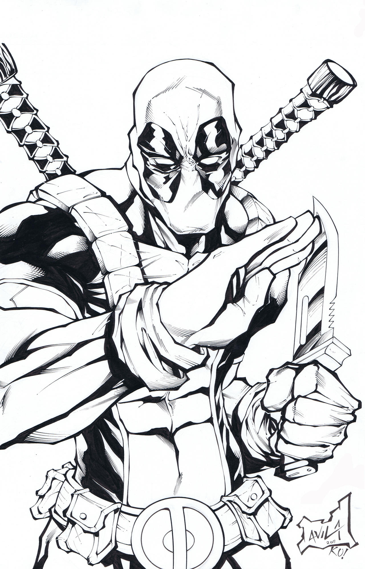 lady deadpool coloring pages - photo #40