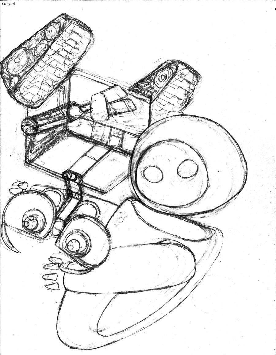 wall e and eve coloring pages - photo #41