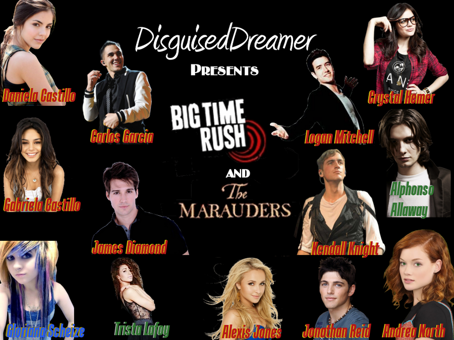 Big Time Rush and the Marauders cast by libroabierto