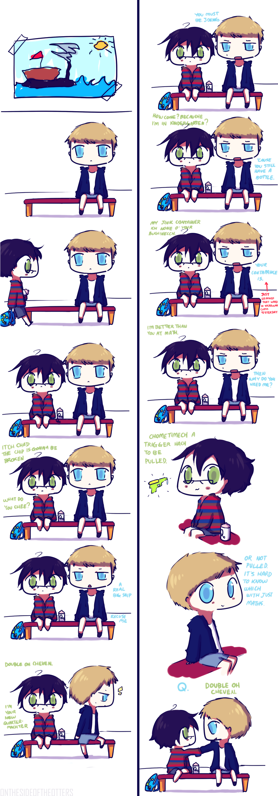 baby_skyfall__james_and_q__s_first_meeting_by_bunnypopcorn-d5r4kc0.png