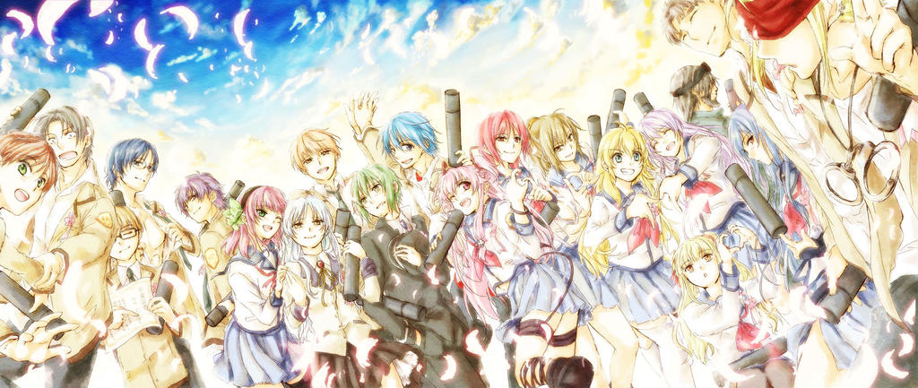 The Members of Angel Beats! Who Alive Afterdeath!!!