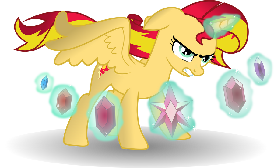 alicorn_sunset_shimmer_with_elements_by_
