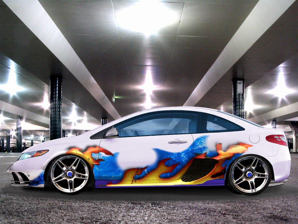 honda civic coupe modified by