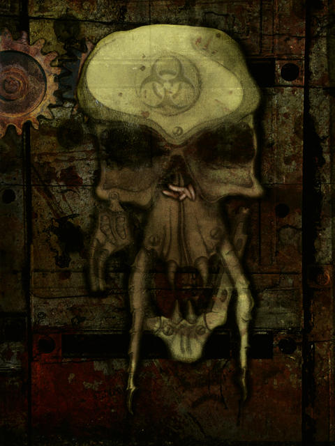 biomech skull by SamppaVonCyborg on deviantART