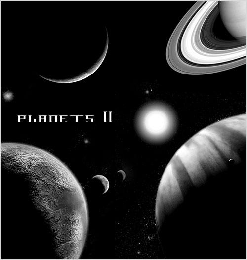 Planets II - Photoshop Brushes by Sunira
