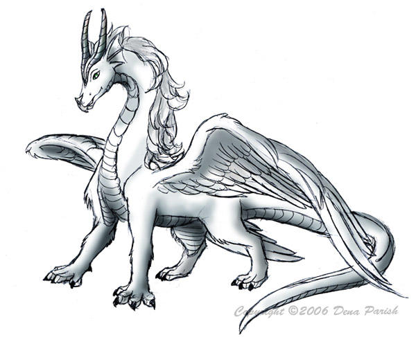 The White Dragon by FlyingPony