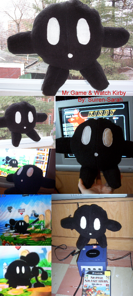 Mr Game And Watch Bacon Mr.game and watch kirby by ~suiren-sarah on
