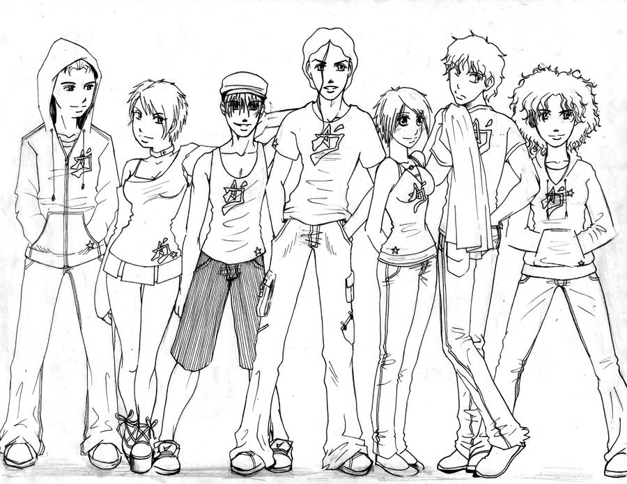 Drawing Group - Gay Japanese Guys