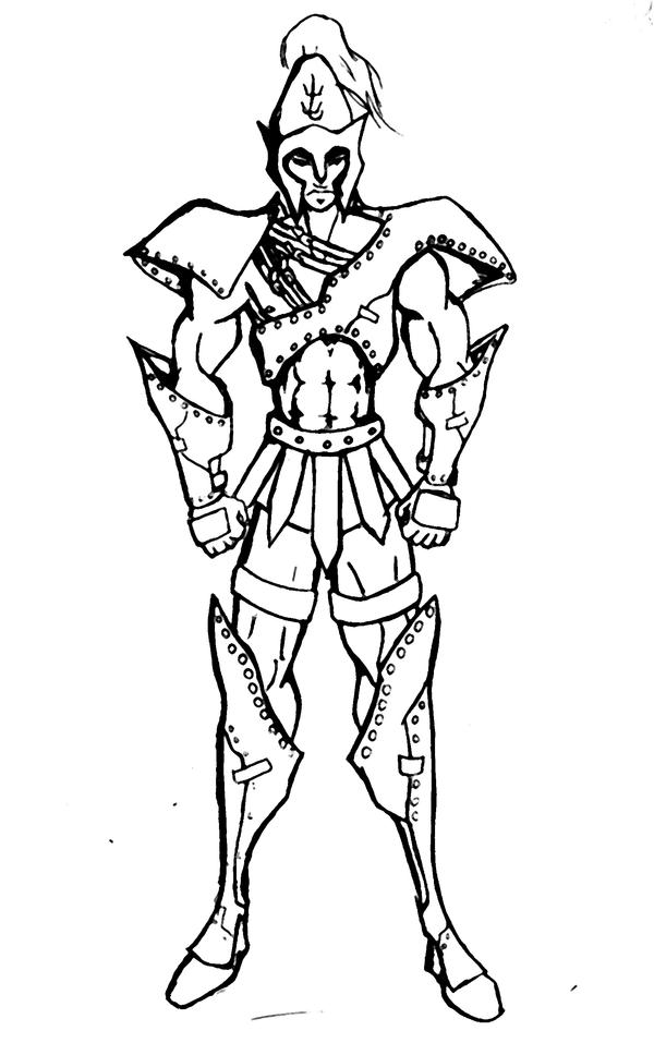 Gladiator Coloring Coloring Pages