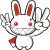 happy evil bunny