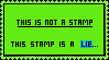 This Is Not A Stamp by ItsCrazyConnor