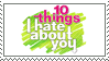 10 Things I hate stamp by 5-3-10-4