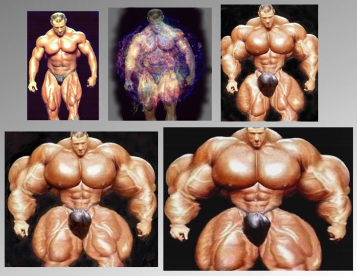 Male Muscle Growth Morphs