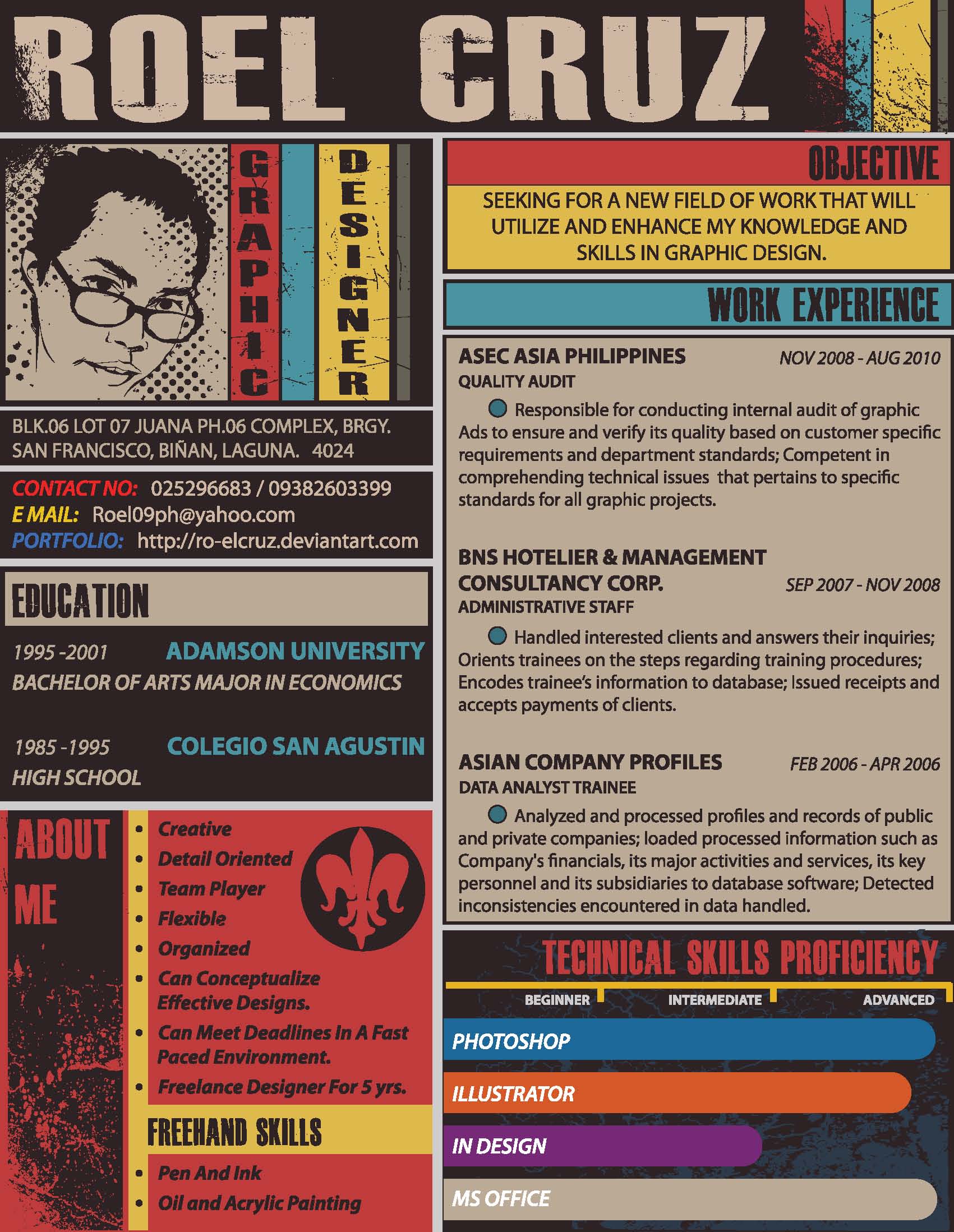 60 creative and funky resume designs