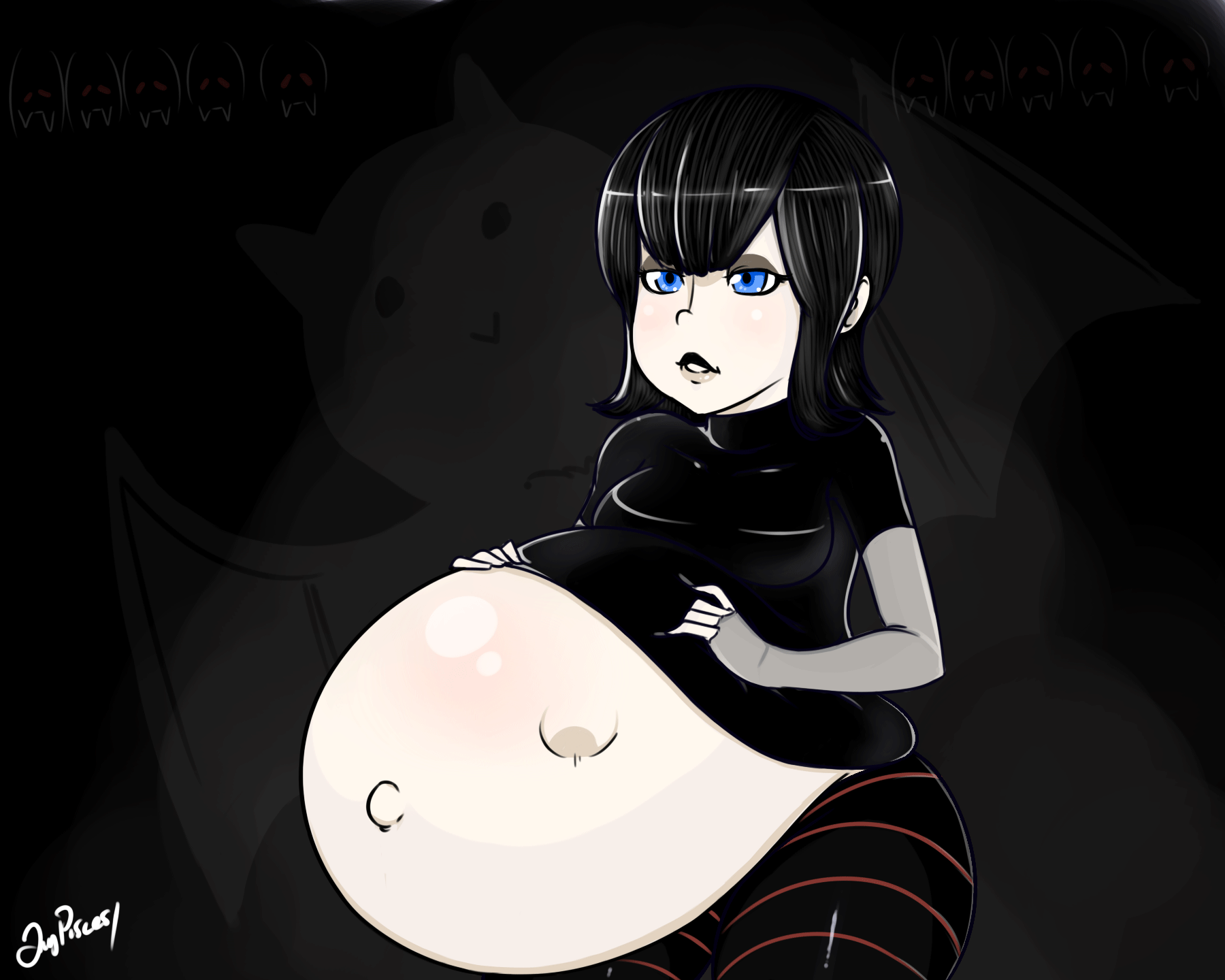 pregnant belly expansion vore