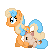 Shelly and Alice Trot Sprite (Icon) by equinepalette