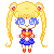 .:Free:. Sailor Moon Pixel (Bounce,Blink,Blush) by PeppermentPanda
