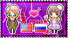 APH: America x Fem!Russia Stamp by Cioccoreto
