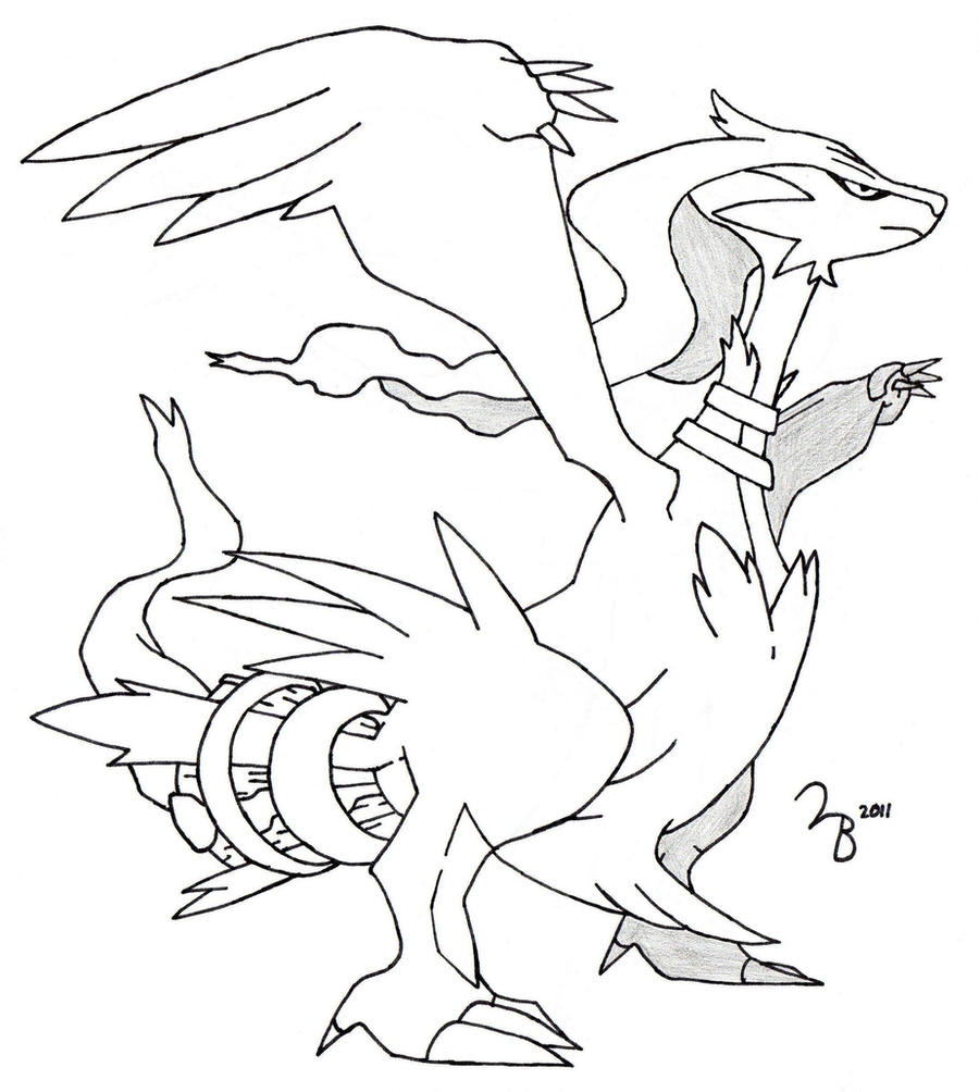 zekrom and reshiram coloring pages - photo #27