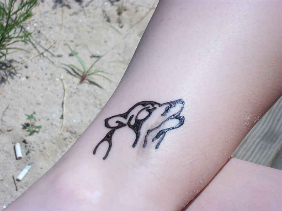 Henna Tattoo Design Wolf Henna Tattoo Design