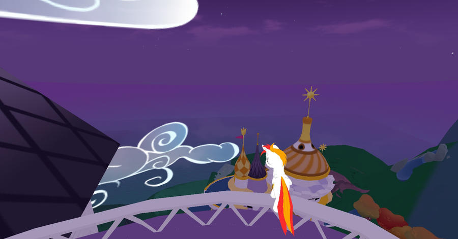 Flamerunner staying in Canterlot Royal castle by XxFlamerunnerxX