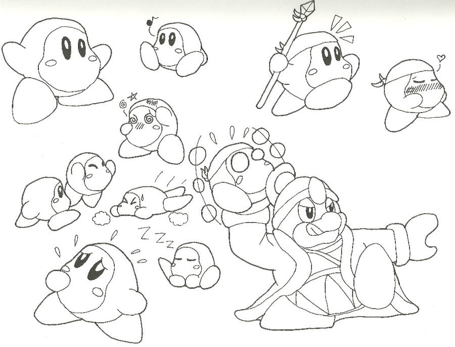 waddle dee coloring pages - photo #1