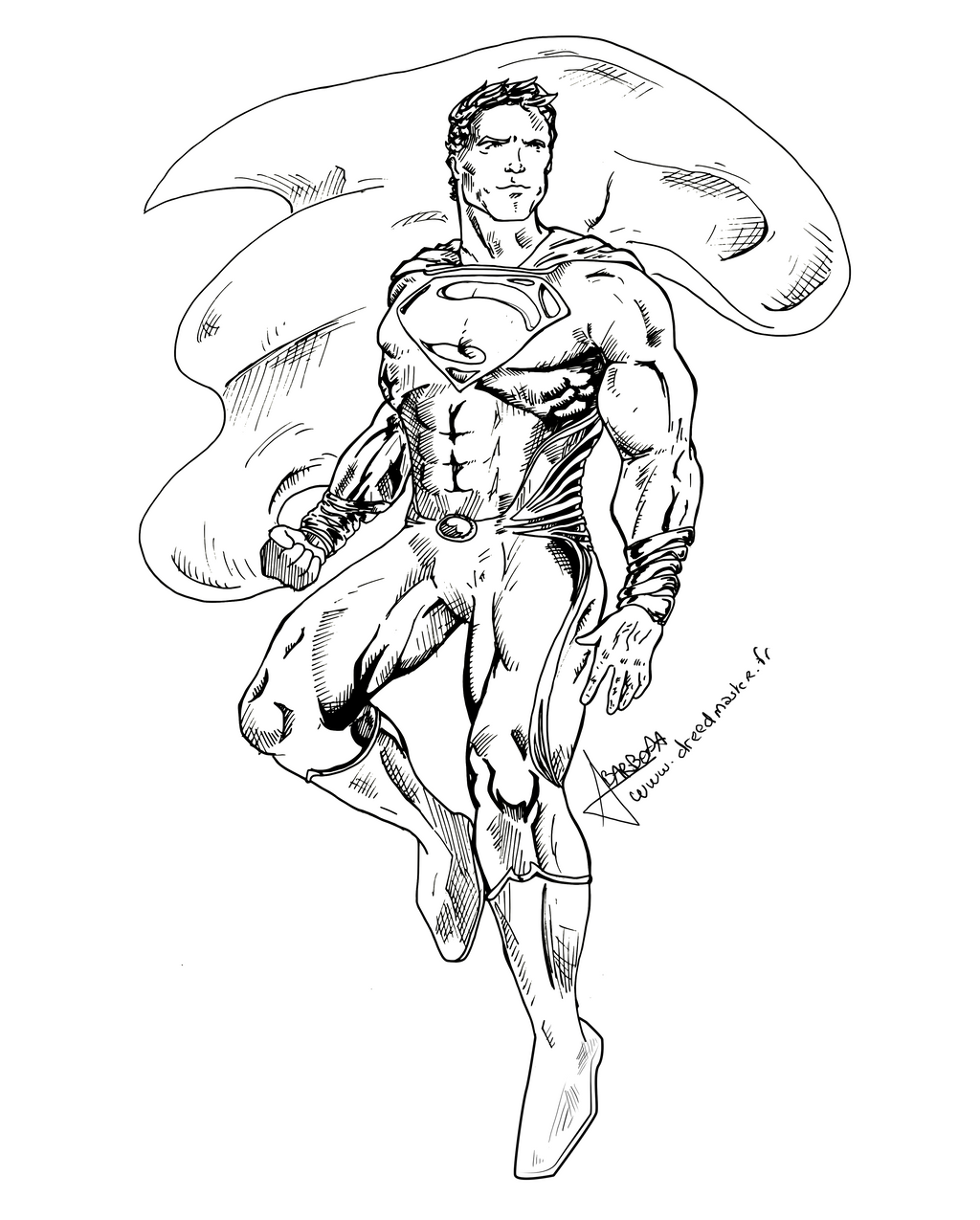 man of steel online coloring pages - photo #21