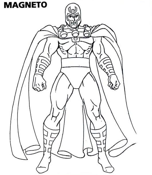 magneto coloring pages - photo #3