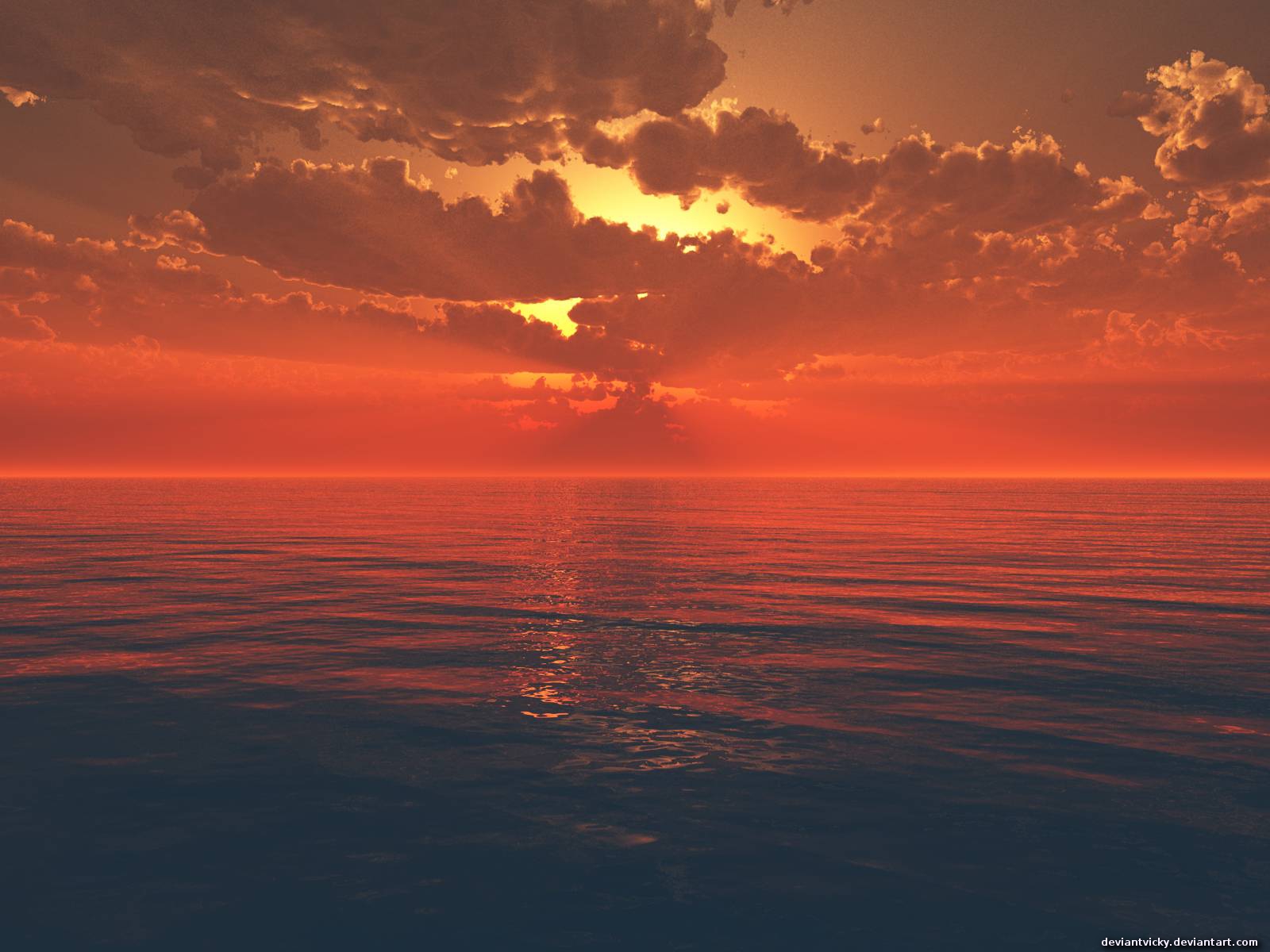 Simple Sunset by VickyM72 on DeviantArt