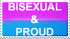 Bisexual and proud Stamp by Tripp-X-Foxx