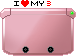 RW I Love My 3DS Stamp- Misty Pink