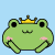 Froggy Emoji 04 (Happy Prince Frog) [V1]