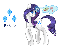 Rarity [page doll] by Crystal004
