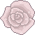 OffWhite Rose Icon by KittyCarousel