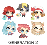 Free Icon Pack :: Pokemon Generation 2 by rireiku