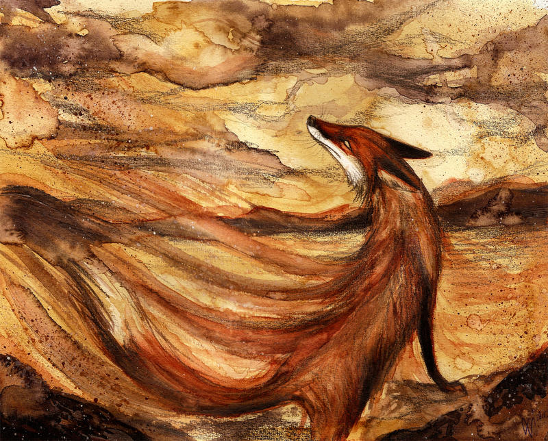 Commission: Storm Fox by Culpeo-Fox