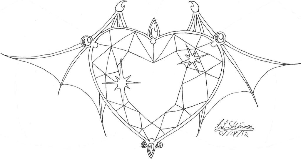 Dragon's Heart Pendant (Colored) by Ani-Eimi on DeviantArt