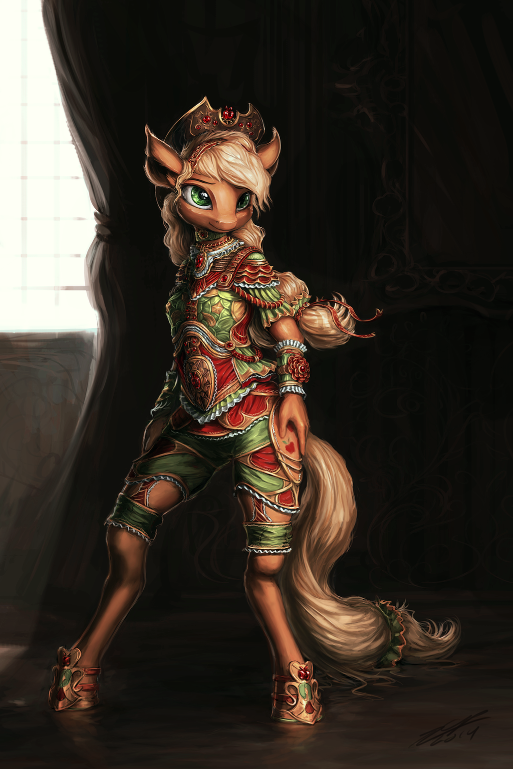 Pony art of the non diabetic variety.  - Page 12 Applejack_exalted_by_assasinmonkey-d7npi5j